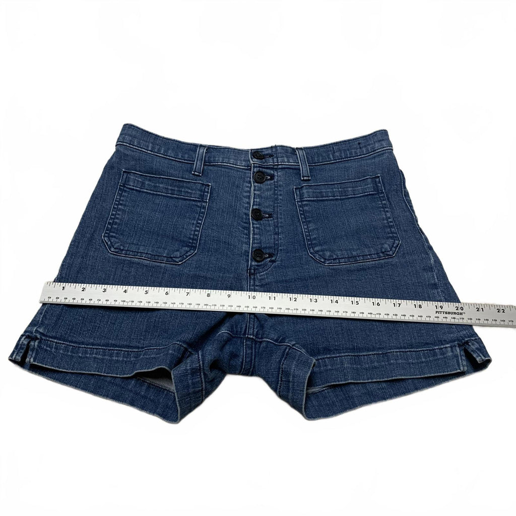J. Crew Womens Size 29 High-Waisted Denim Shorts Button Fly