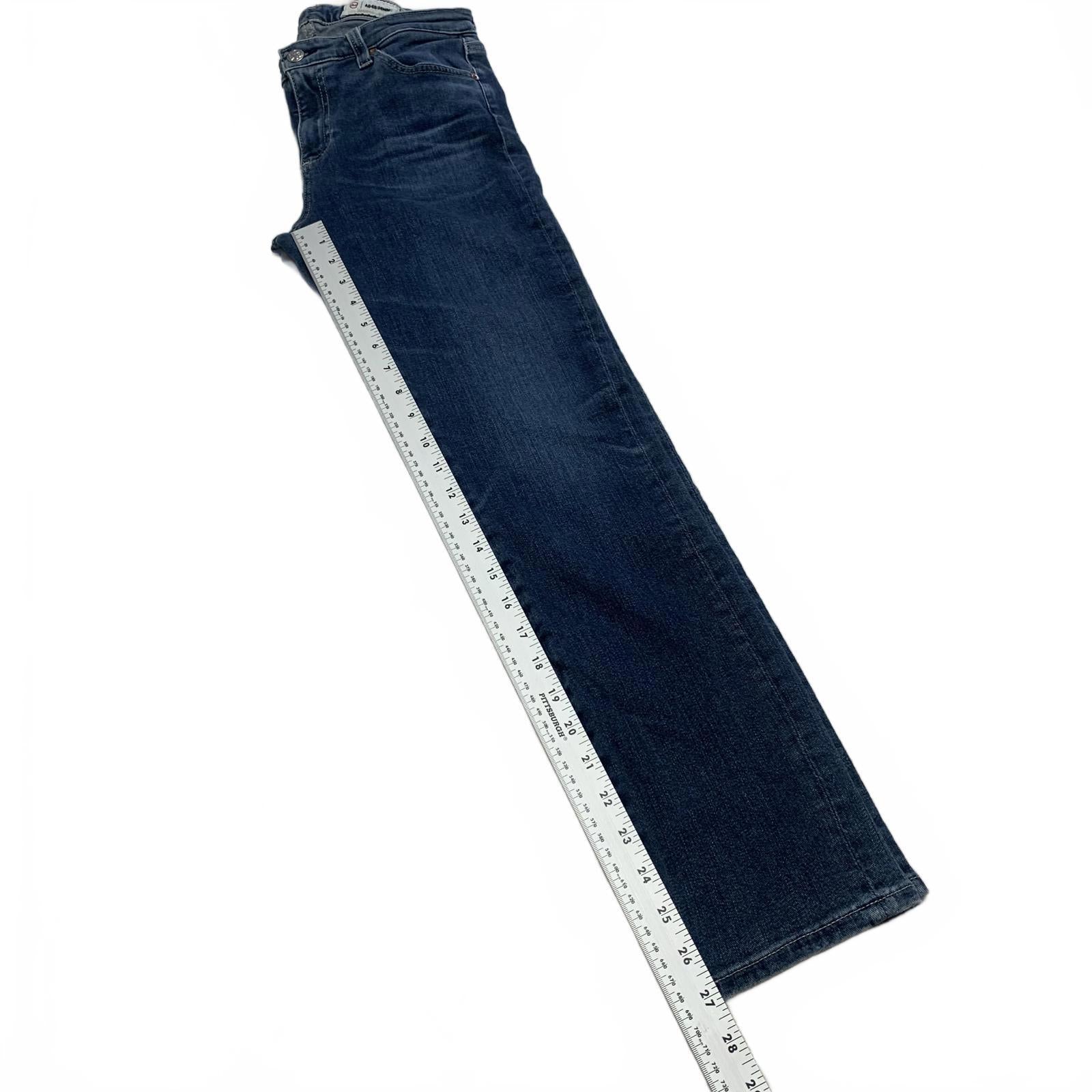 AG-ED Denim Women's Size 27 Blue Cigarette Leg Prima Ankle Jeans 26 x 27.5