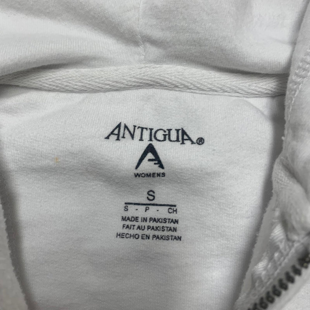 Antigua Women's Small White Buffalo Bills Zip UP Hoodie