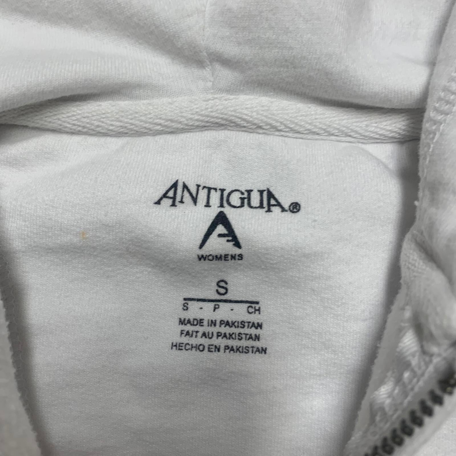 Antigua Women's Small White Buffalo Bills Zip UP Hoodie