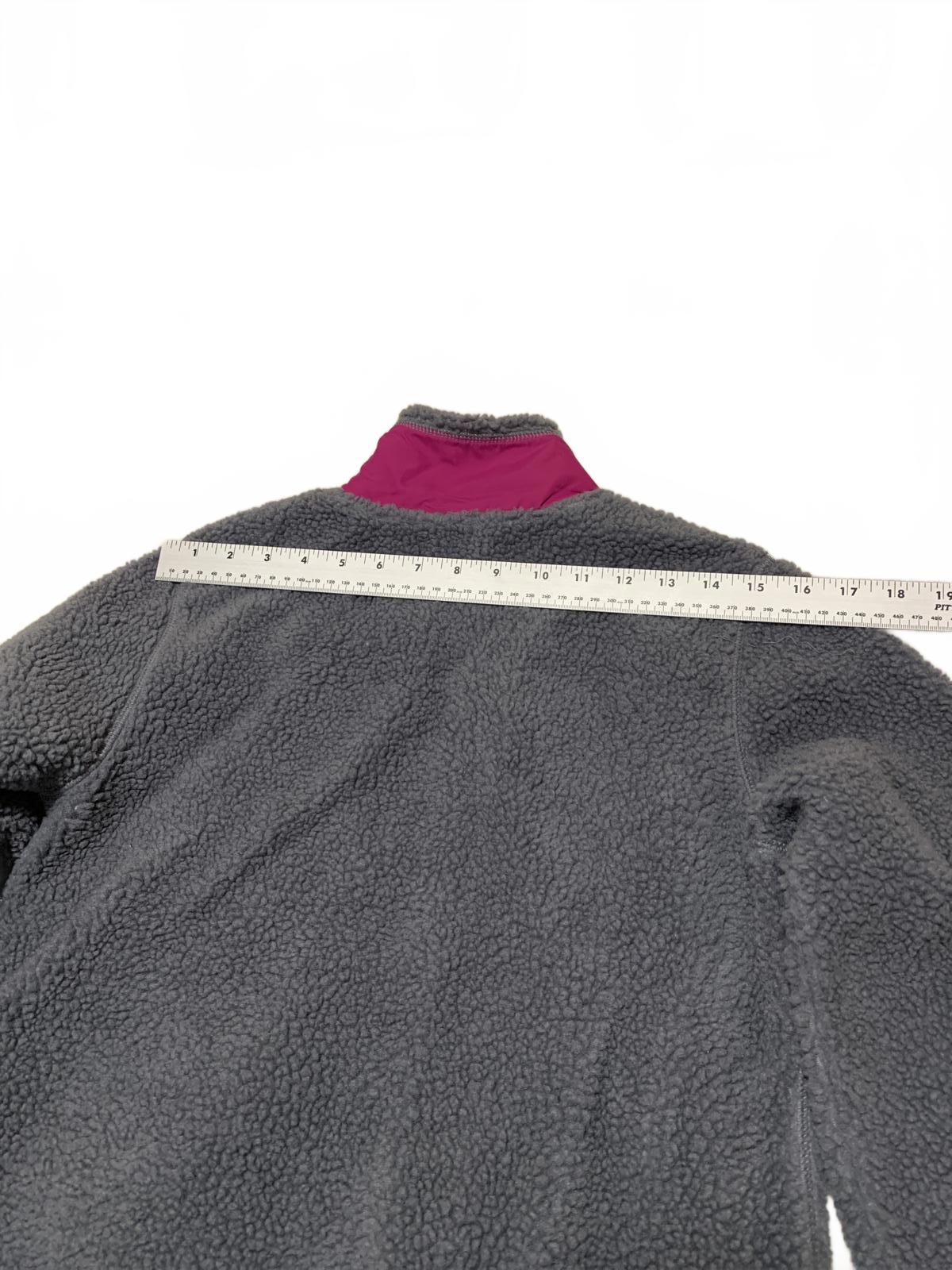 Old Navy Girl’s Size XL TG 14R Gray Fleece Jacket Pink Accent
