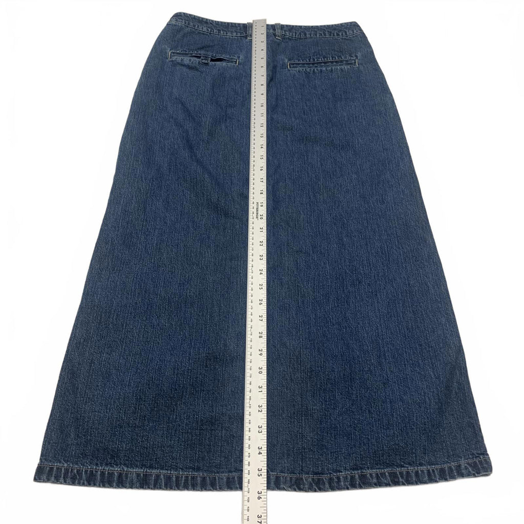 Old Navy Women’s Size 8 Classic Blue Denim Maxi Jean Skirt