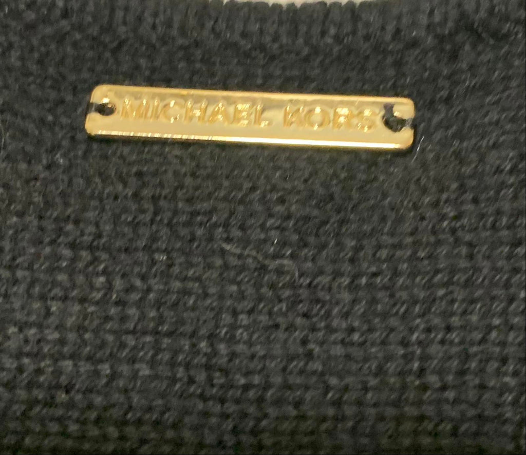 Michael Kors Women's Black Plus Size 1X  Knit Top Tunic Sweater High Low Hem