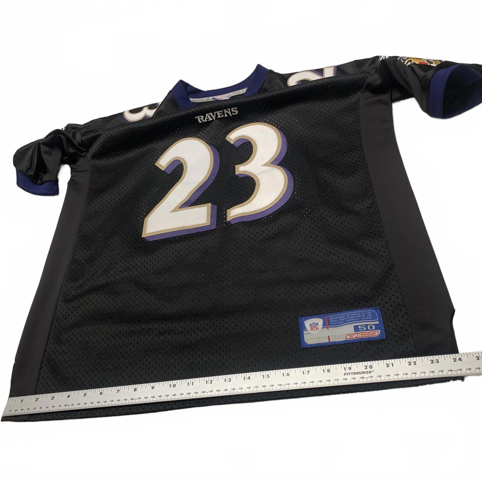 Baltimore Ravens Willis McGahee Jersey Reebok Sz 50 Autehentic