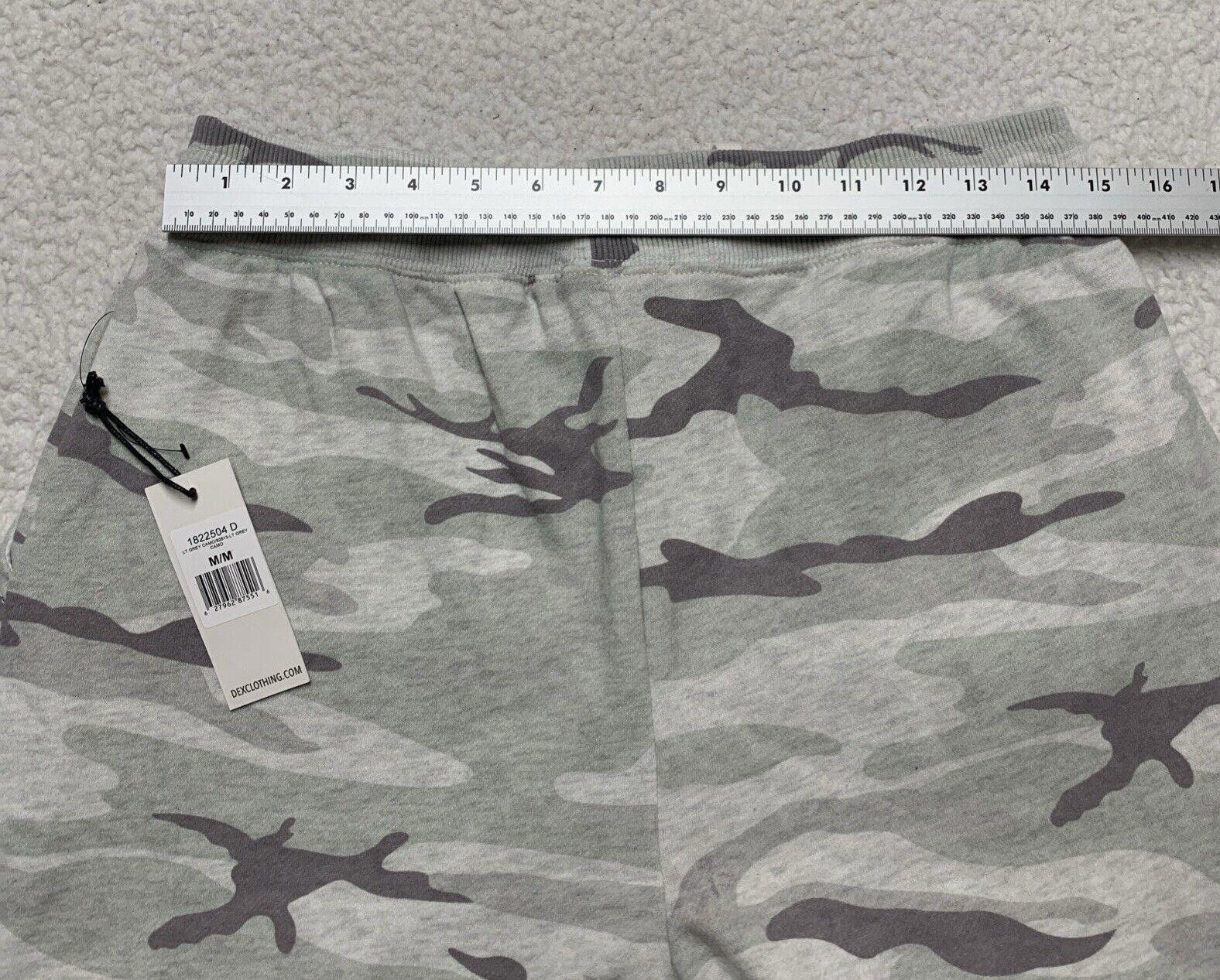 Dex Clothing Women Medium Light Gray Jogger Legging Pants Camouflage Print