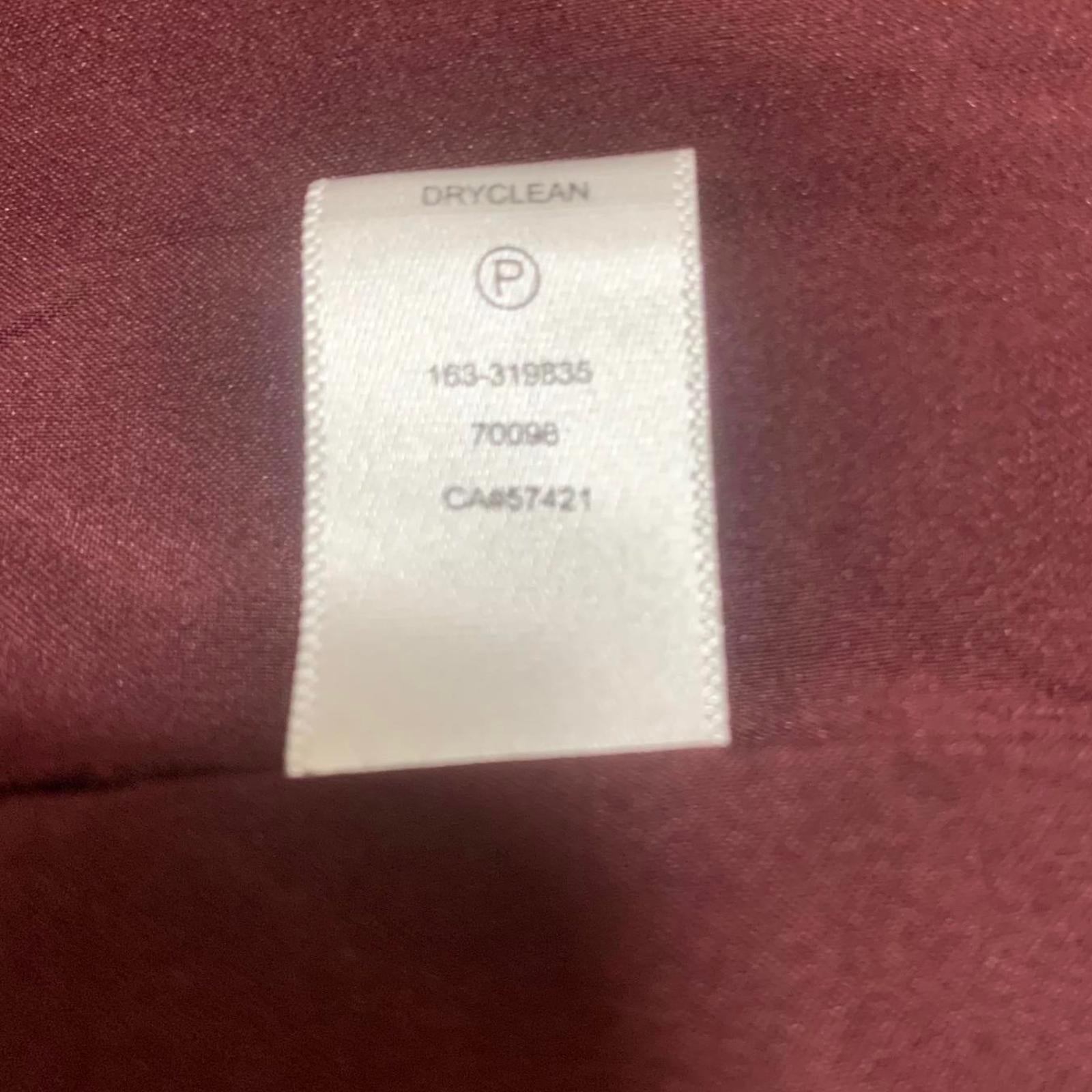 Women's Burgundy Polka Dot Blazer | LOFT Ann Taylor Petite Size S | Professional Work Jacket