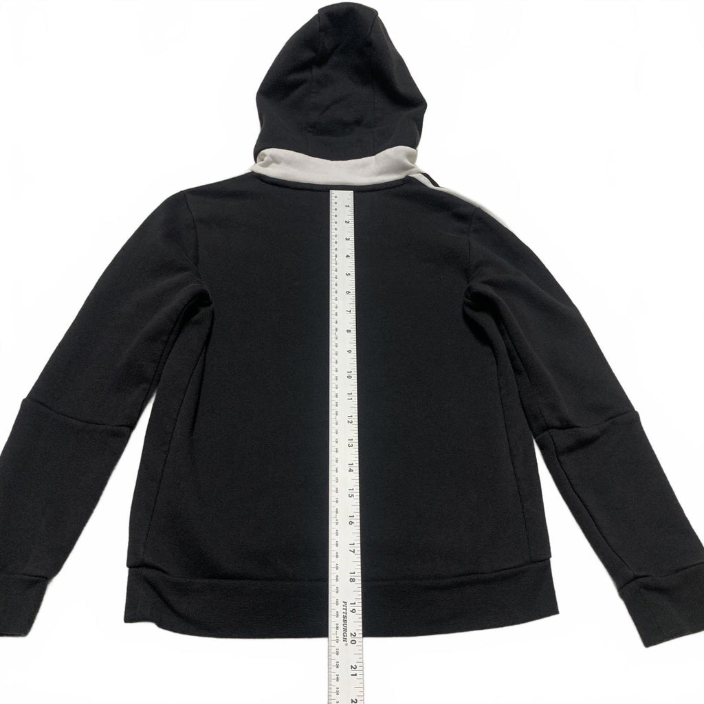 Adidas Youth Medium Black Soccer Club Hoodie Pequanock No 25