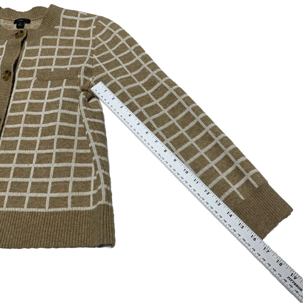 Ann Taylor Women’s Large Petite Beige Tan Sweater Jacket
