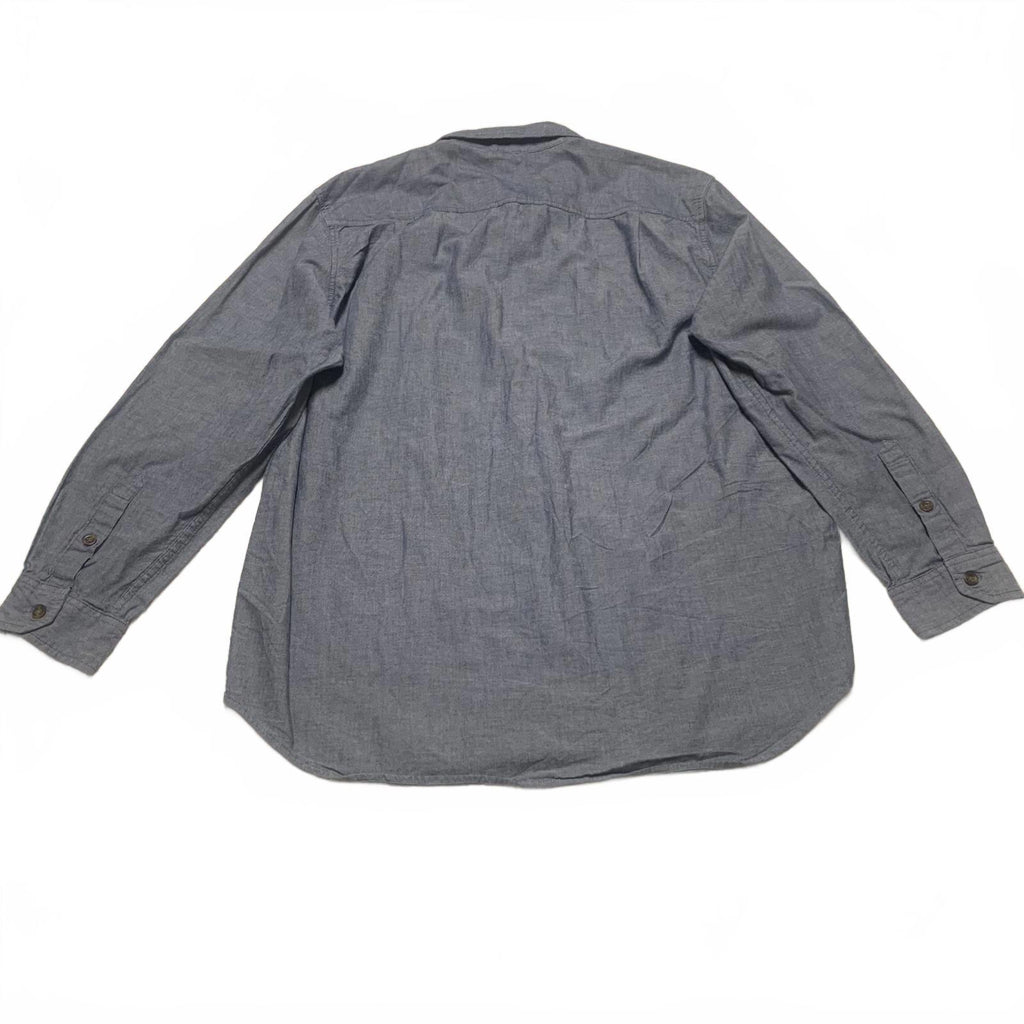 Carhartt Men’s Size Large Blue Wash Button-Up Chambray Work Shirt