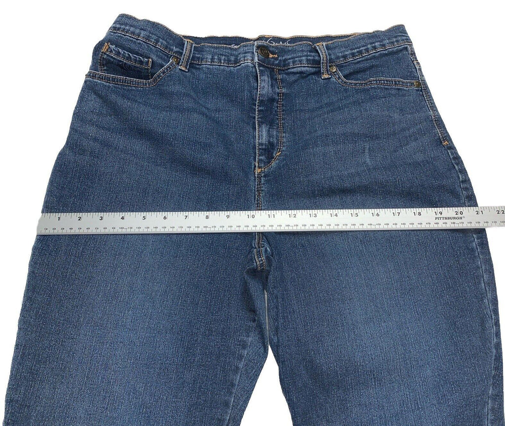 Gloria Vanderbilt Women's Jeans Amanda Size 16 Denim Crop