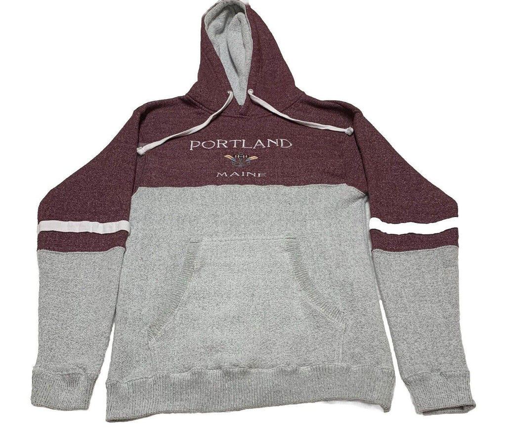 Hooded Sweater Jogging Pullover Activities Streetwear Portland Maine Souvenir