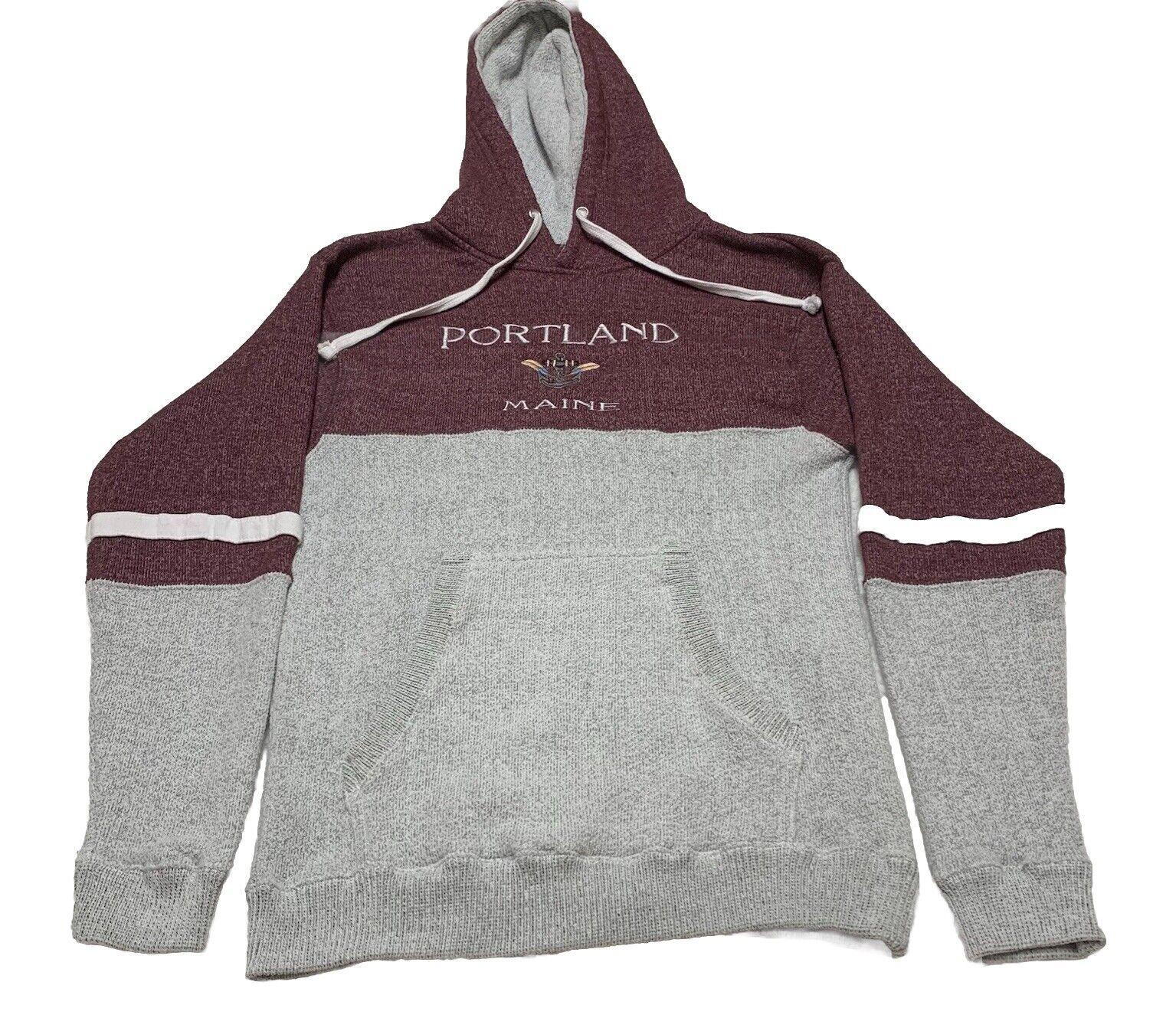 Hooded Sweater Jogging Pullover Activities Streetwear Portland Maine Souvenir