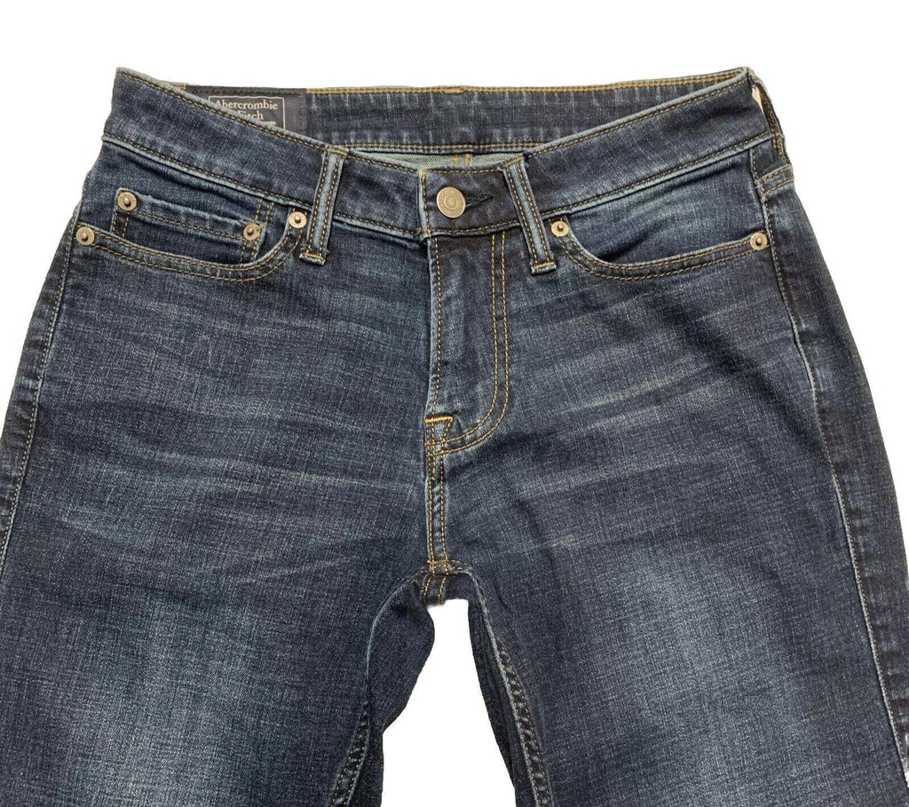 Abercrombie & Fitch Mens 26x30 Blue Jeans Rustin Athletic Slim Stretch