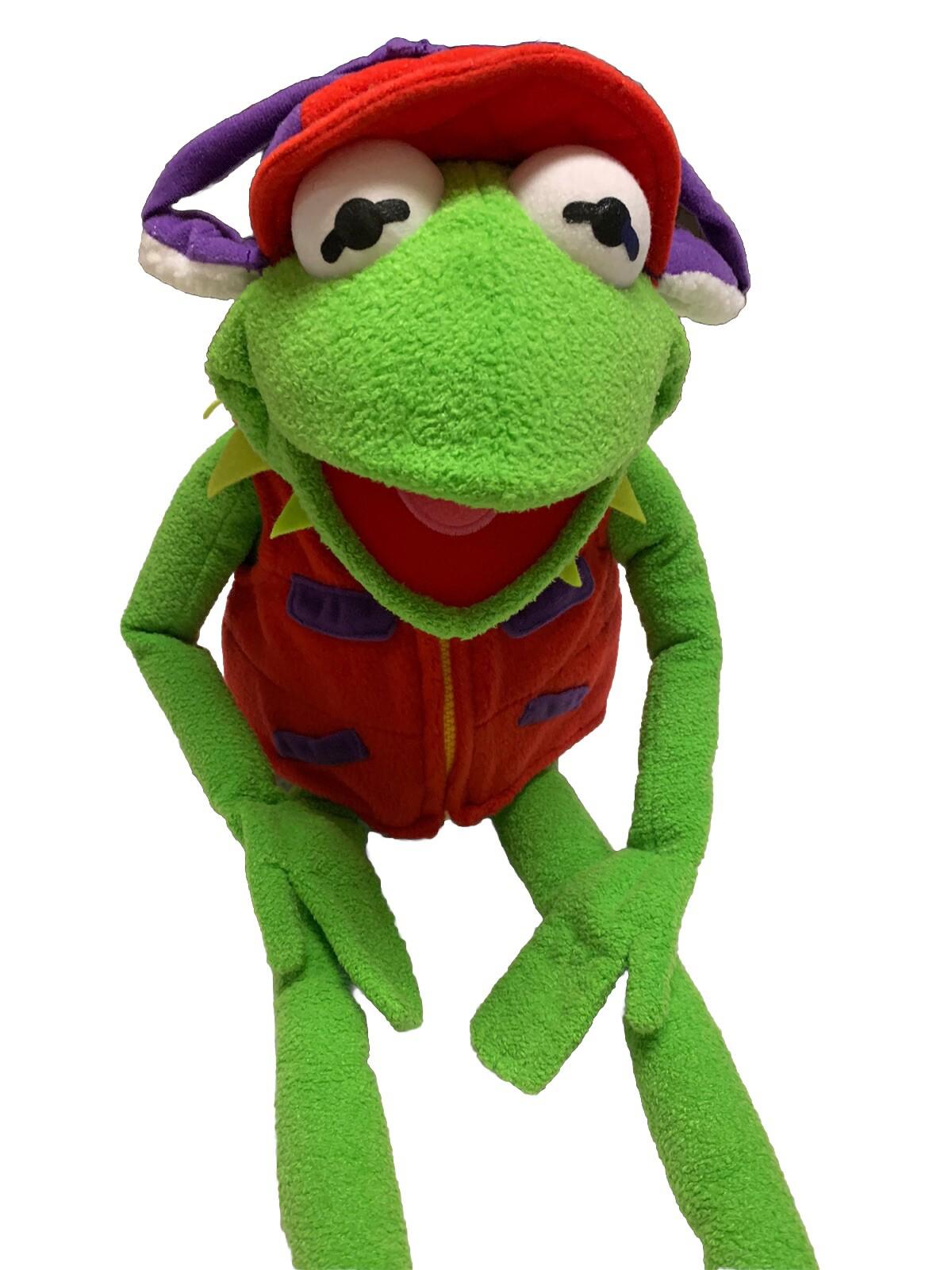 Macy's Muppets Kermit the Frog Frogtographer Photographer Plush 26" No Camera