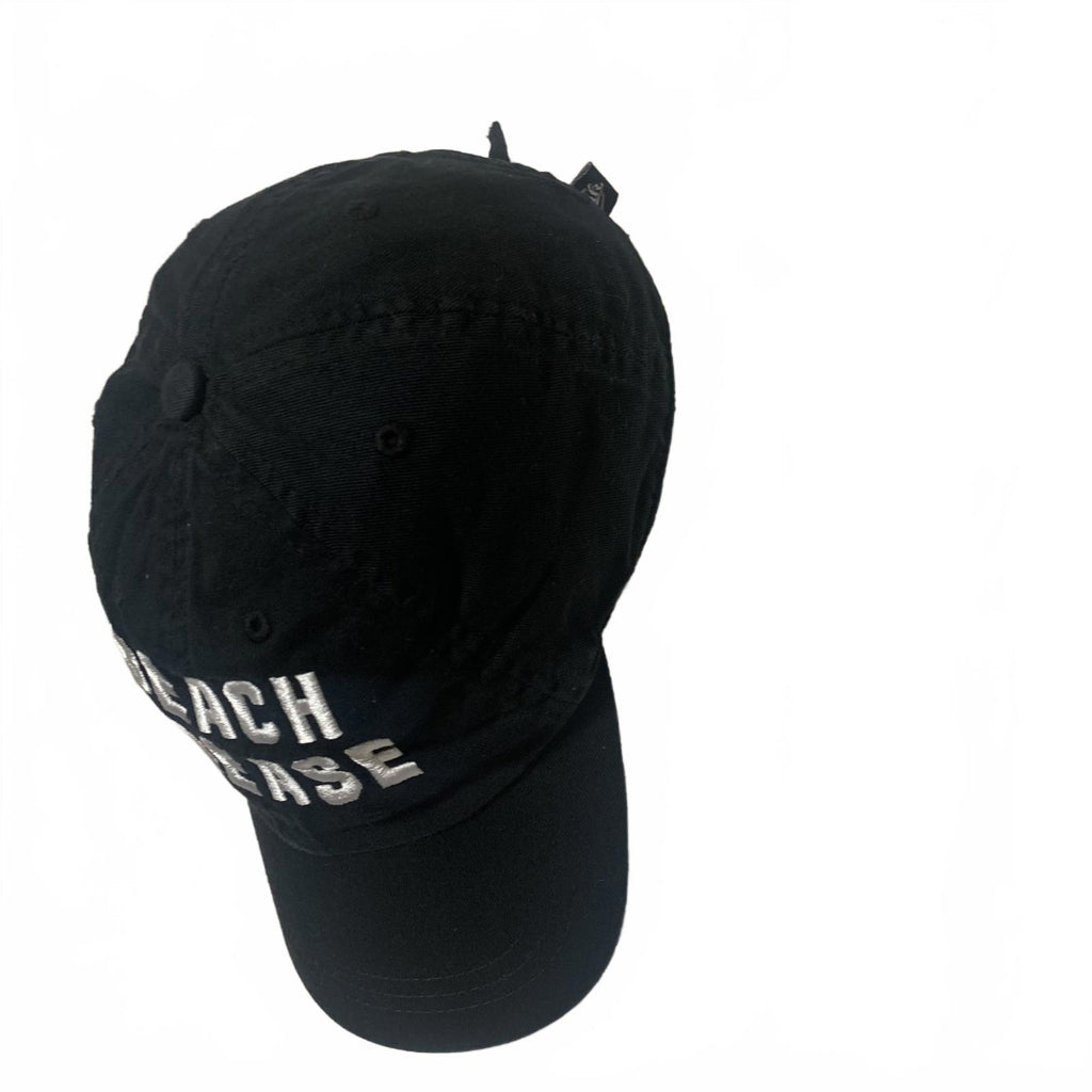 Pink Women’s One Size Fits All Black Baseball Cap Beach Please Embroidery