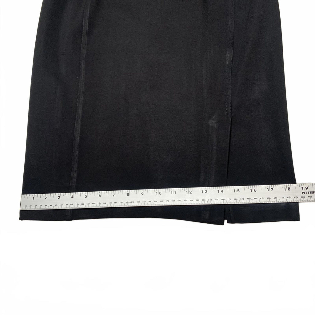 Ivanka Trump Womens Black Elegant Pencil Skirt Stretch 30" Waist Pull On