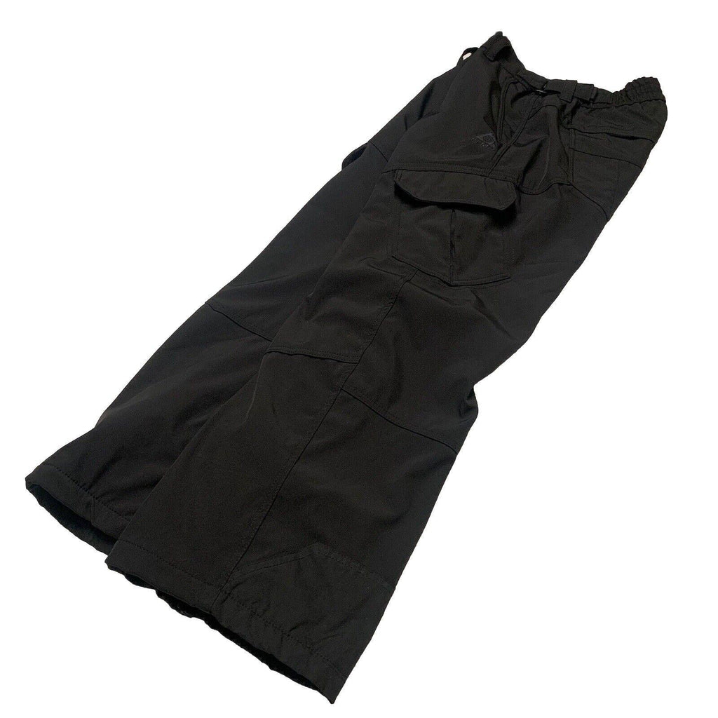 Gerry Snow Ski Pants  Black XL EG Fleece Lined Stretch Pockets Adjustable Waist