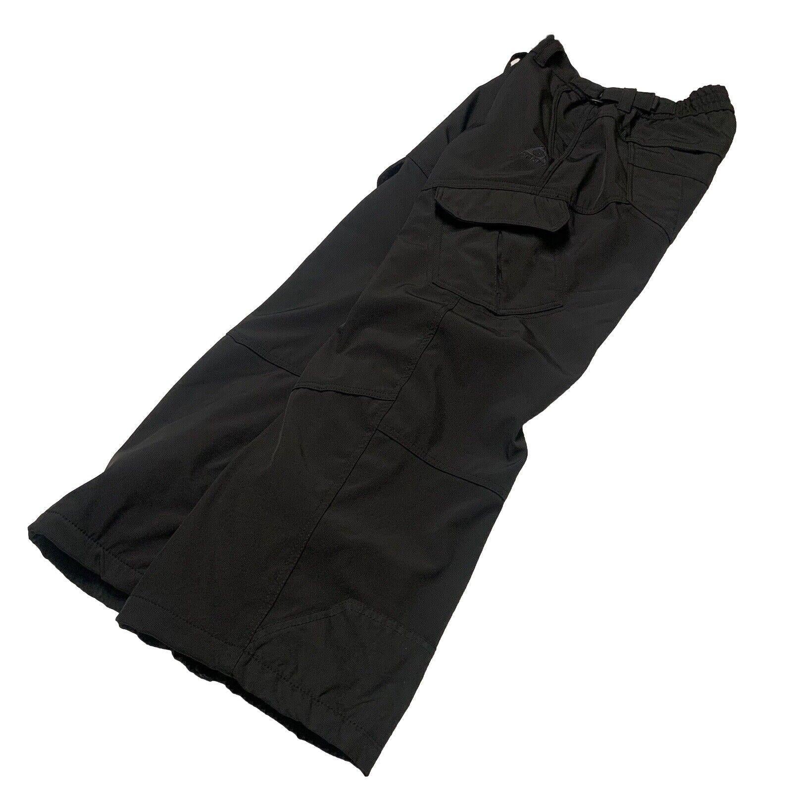 Gerry Snow Ski Pants  Black XL EG Fleece Lined Stretch Pockets Adjustable Waist