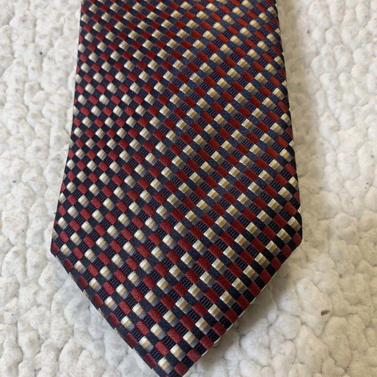 Alexander Julian Men's Geometric Ties Red Black Lot 2