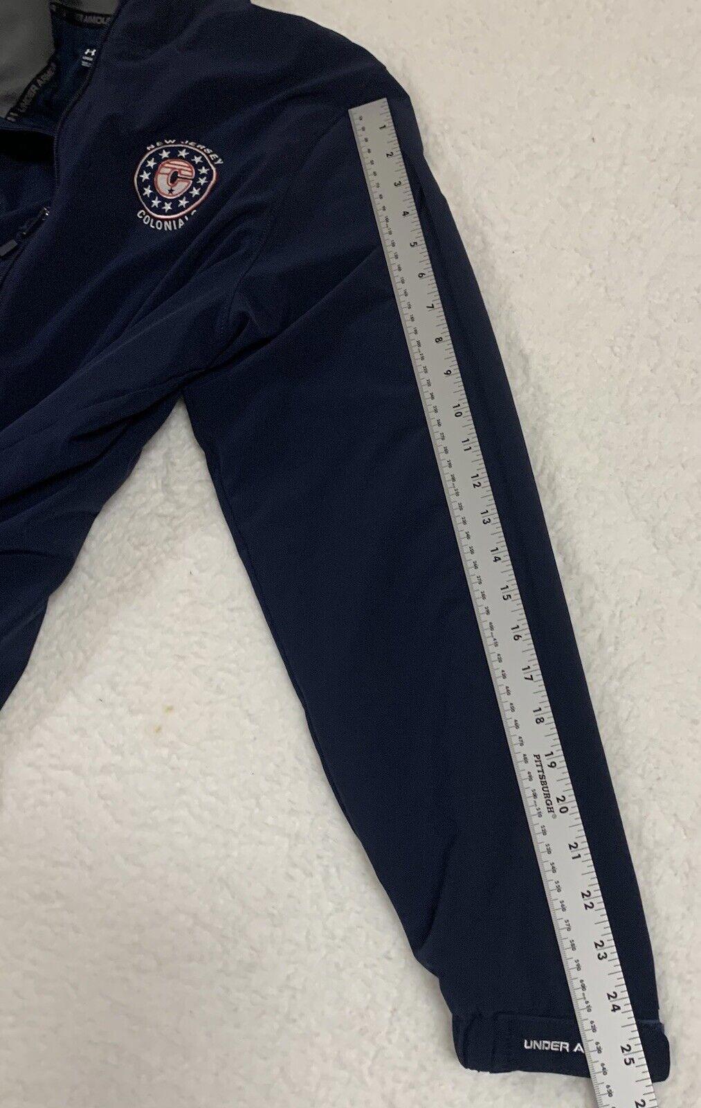 Under Armour Windbreaker RainJacket Mens Size M New Jersey Colonials Hockey