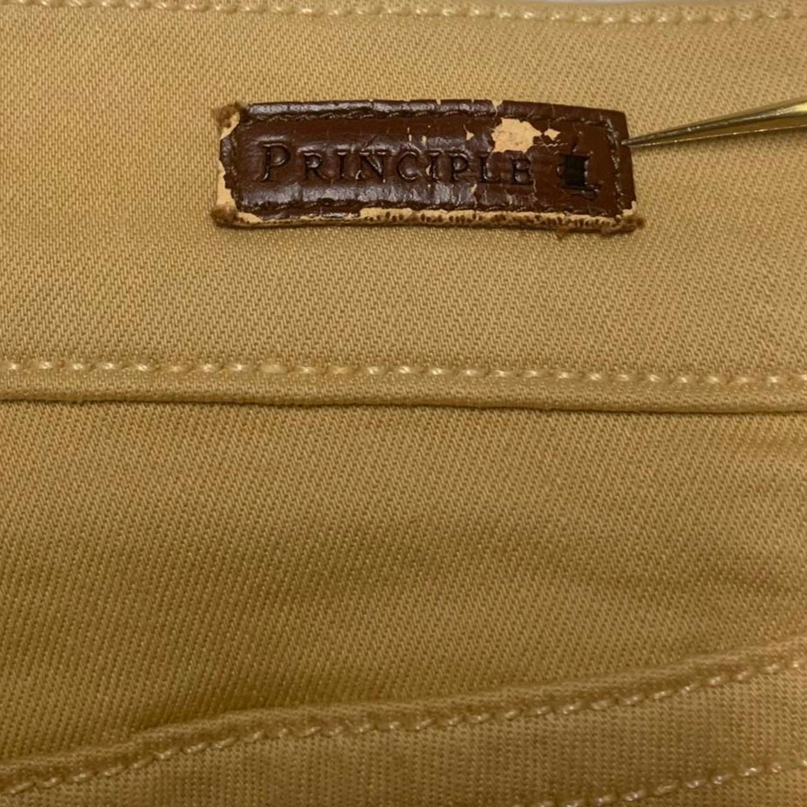 Principle Denim Innovators Sz 29 Yellow Frayed Hem Trousers W30 x 27L USA