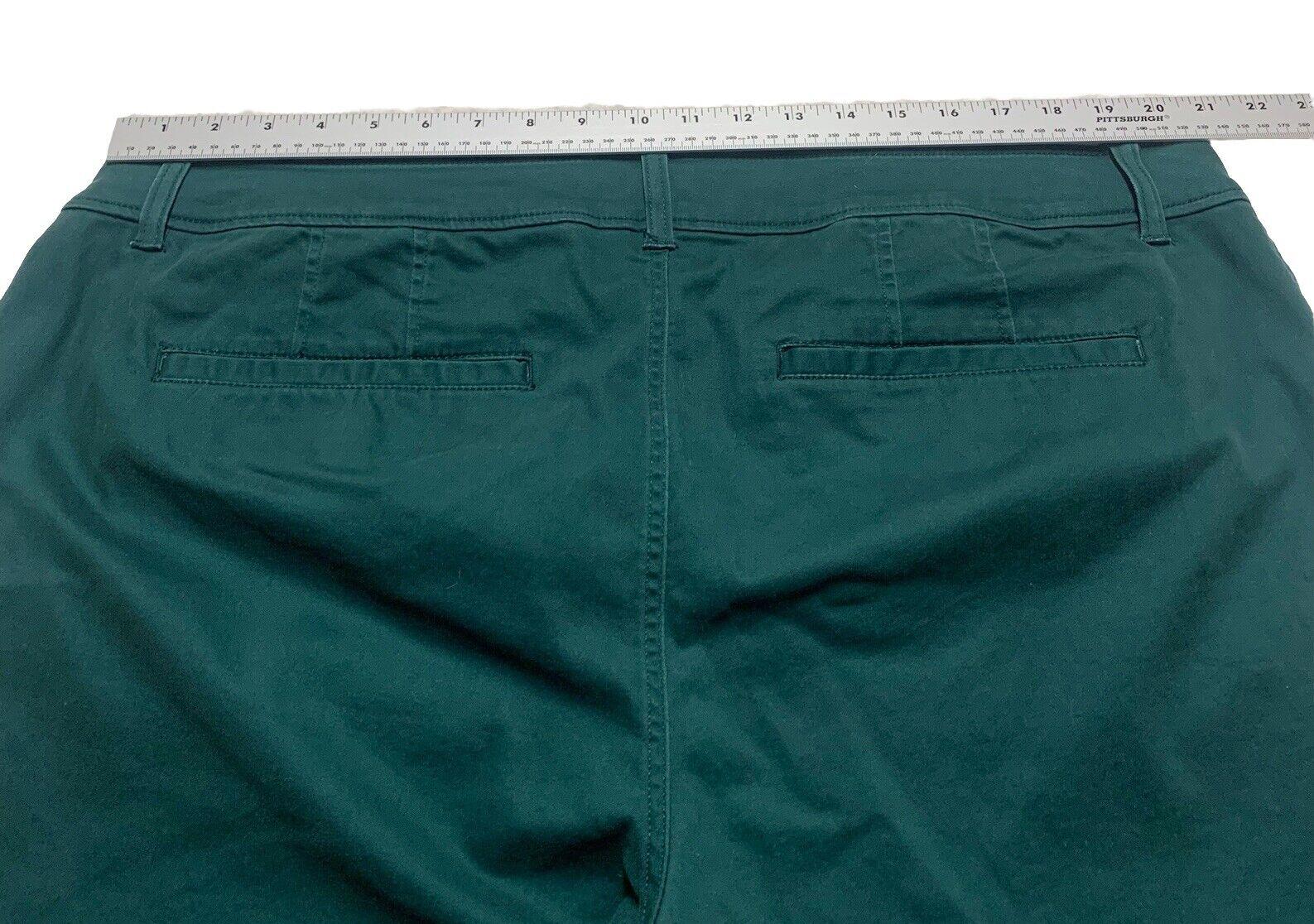 41 Hawthorn Jeans  Women's Size 22W Green  Slant Side