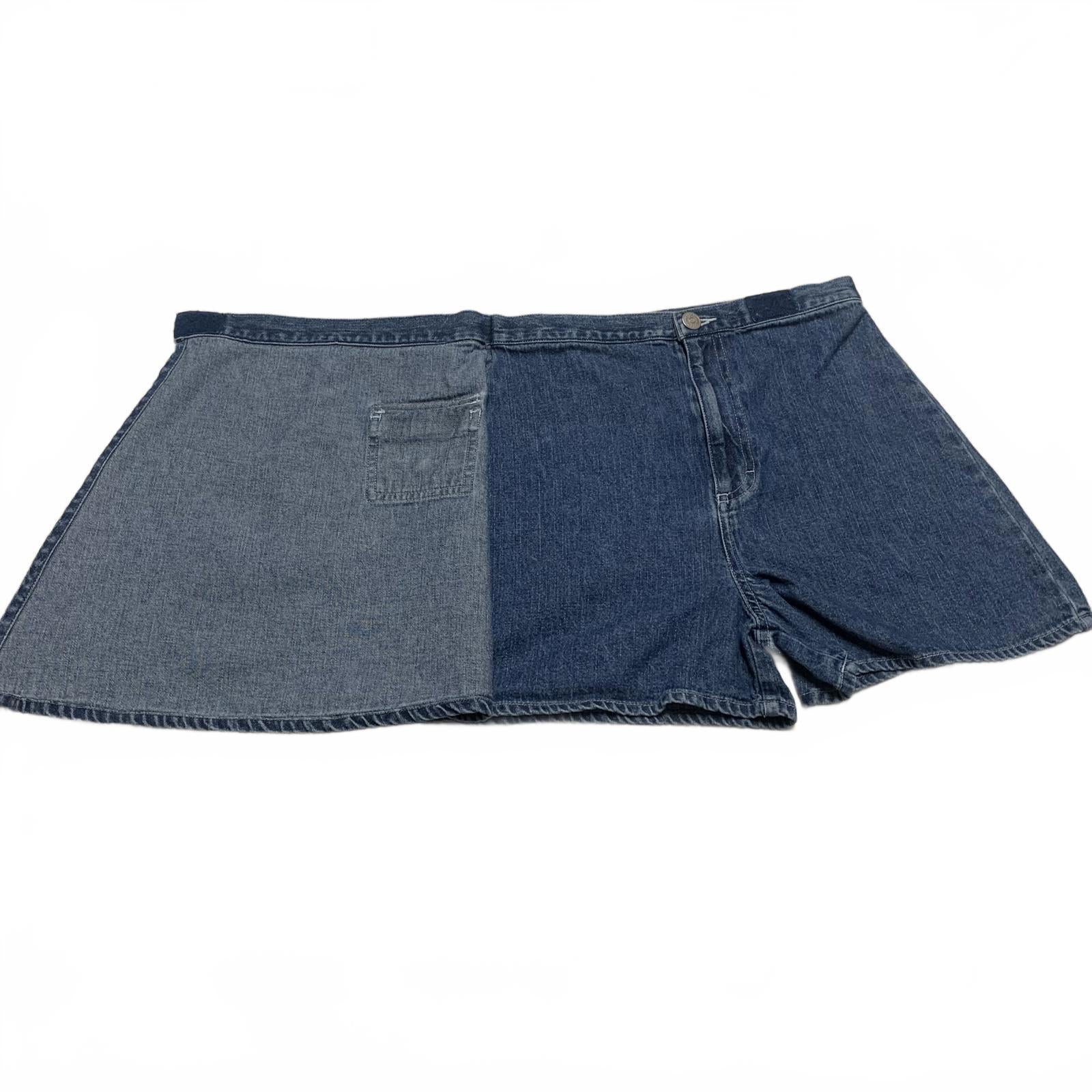 VTG OshKosh Genuine Girl Sz 14 Denim Blue  Skort Skirt Sz 14  W23.5 Cotton