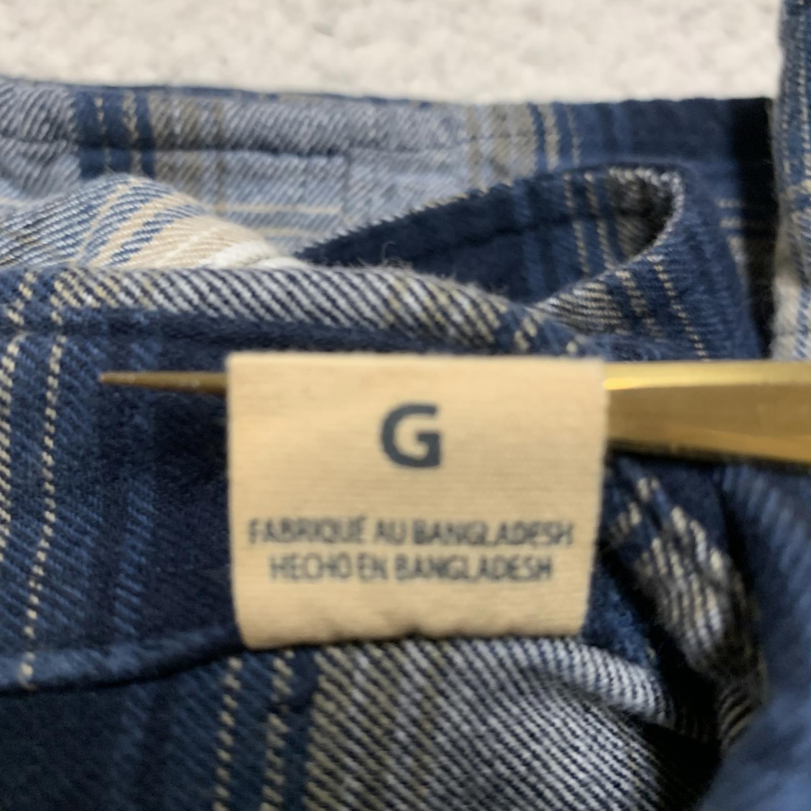 Red Head Brand Co. Men's Sz Large Blue Plaid Flannel Shirt Cotton