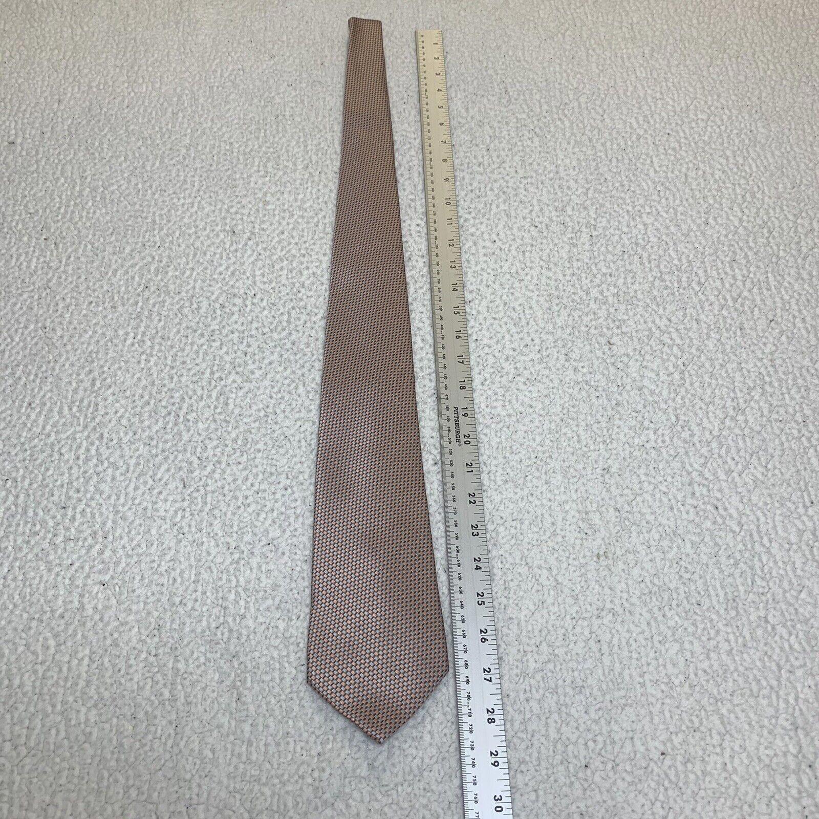 Laurant Bennet Milano Men's Tie Peach Blue Brown