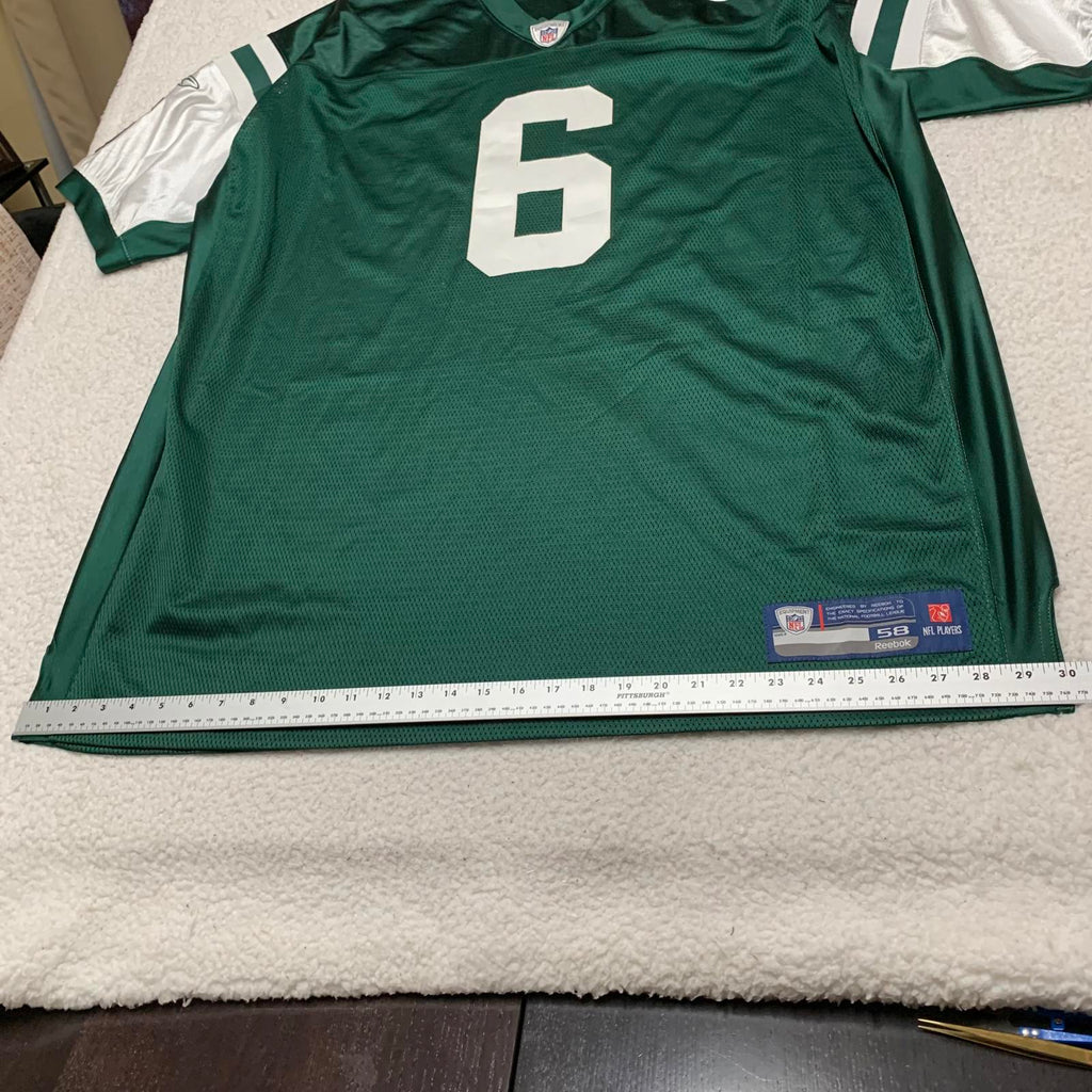 Reebok New York Jets Mark Sanchez #6 Jersey Sz 58 Football  NFL Onfield