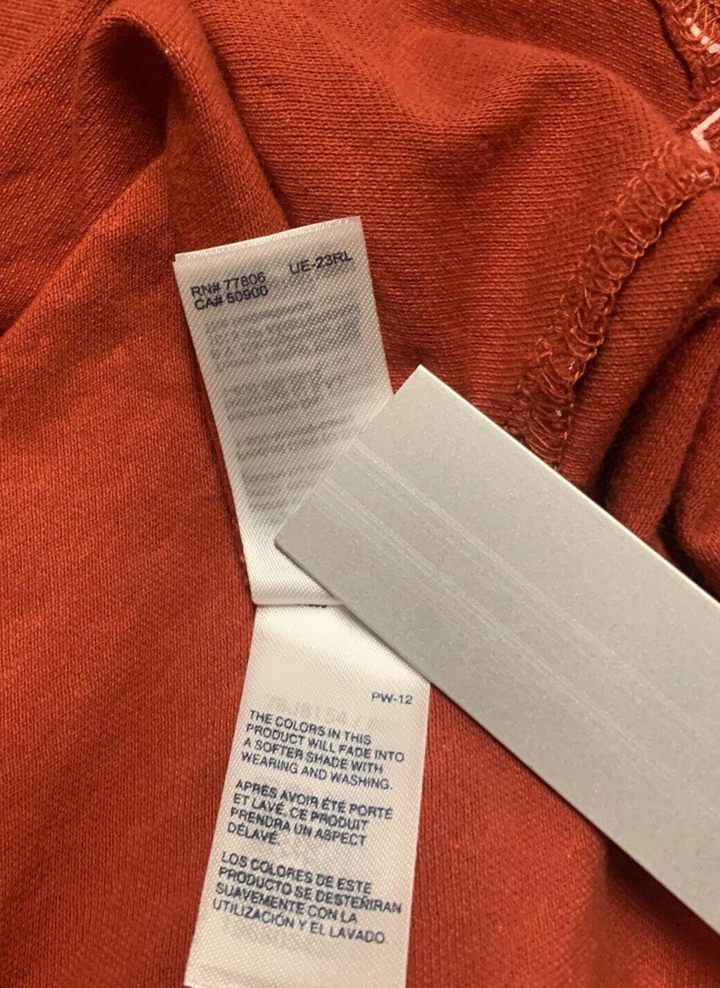 Tommy  Hilfiger Men’s XXL XXG TTG Polo Shirt Red/Orange