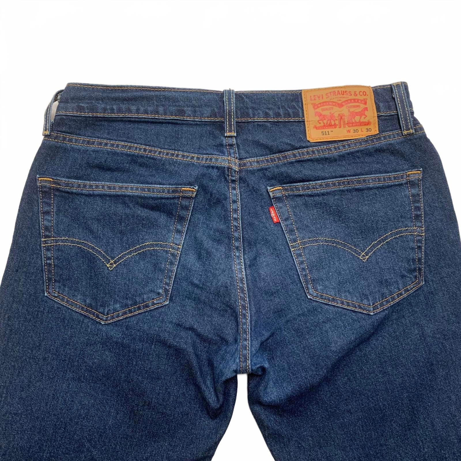 Levi's 511 Slim Fit Jeans Men's Size 30x30 Blue Classic 31  x 28.50 Actual