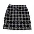 Banana Republic Womens Size 0 Black White Geometric Pattern Mini Skirt W26
