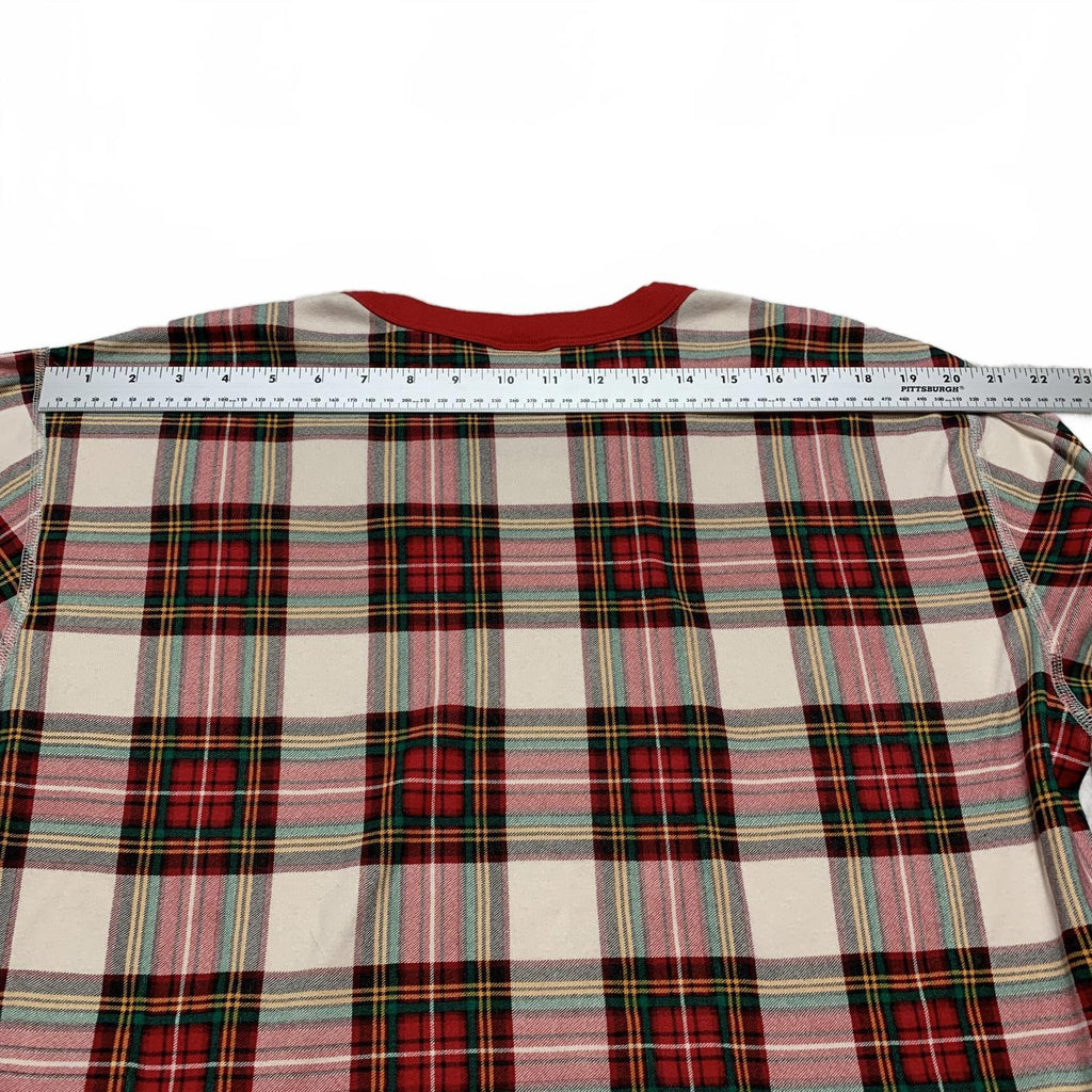 VTG Hanna Andersson Womens Size XXL Red Plaid Long Sleeve Shirt Organic Cotton