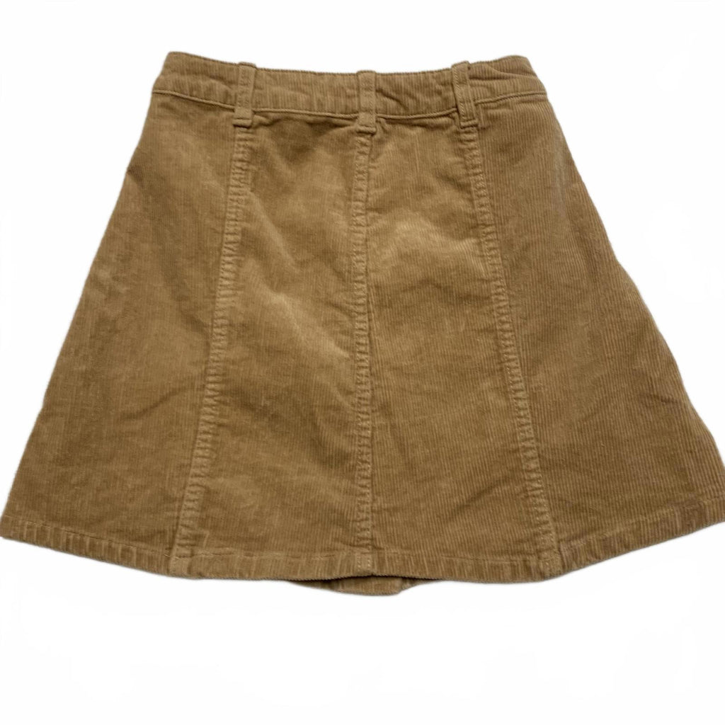 Hot Kiss Women's Size 0 Tan Corduroy Mini Skirt