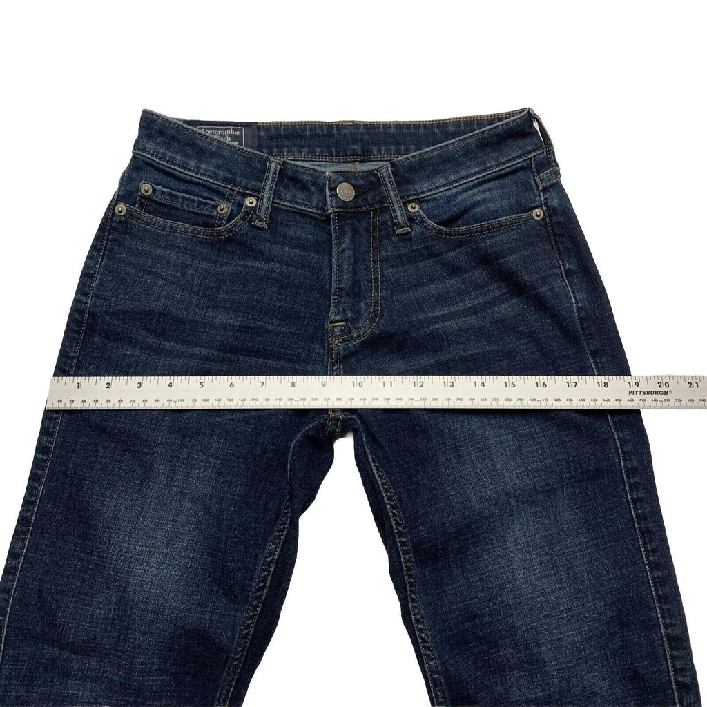 Abercrombie & Fitch Mens 26x30 Blue Jeans Rustin Athletic Slim Stretch