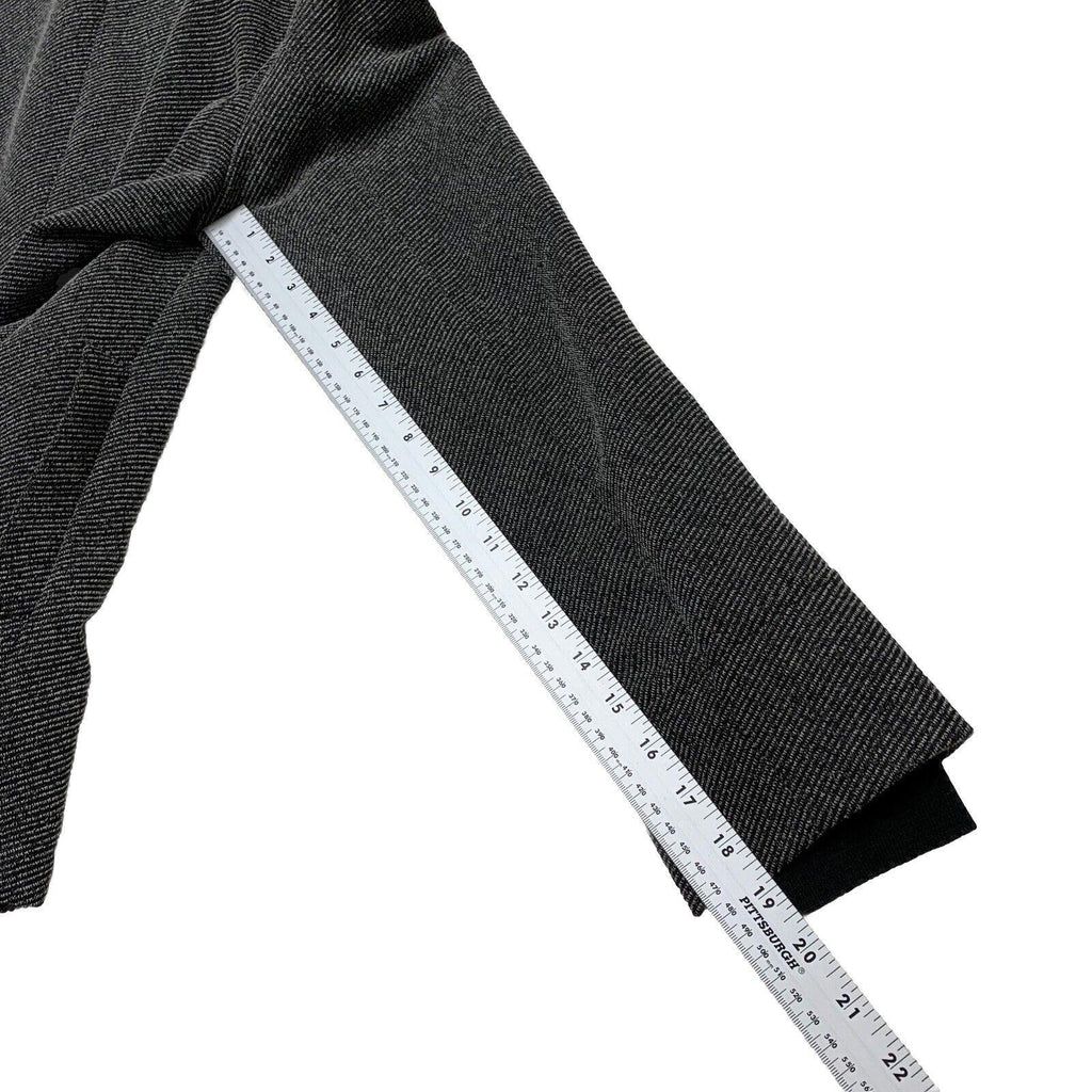 Zara Man buckle High Collar  Coat Size 42 Herringbone Gray Made in Turkey