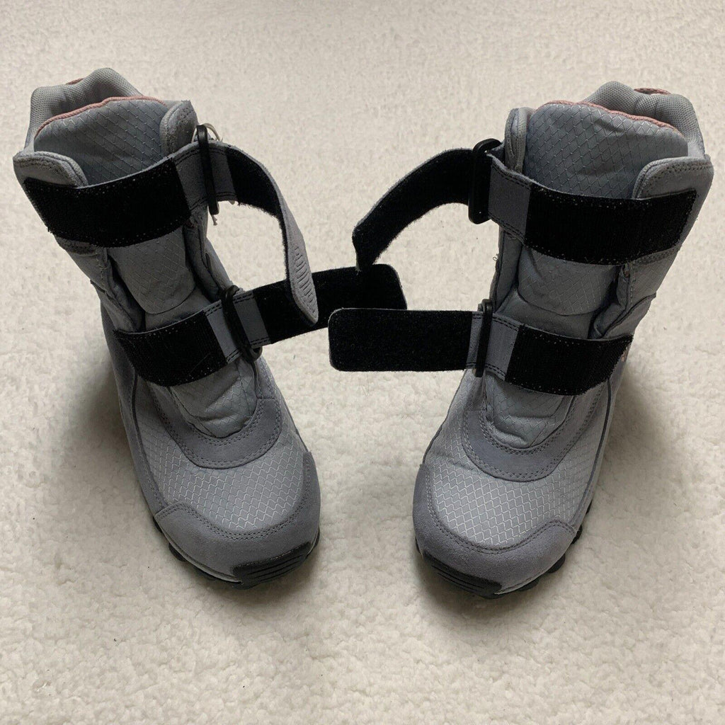 Columbia Youth Snow Boots Size 5 Waterproof Winter  Omni-Grip  Gray Pink
