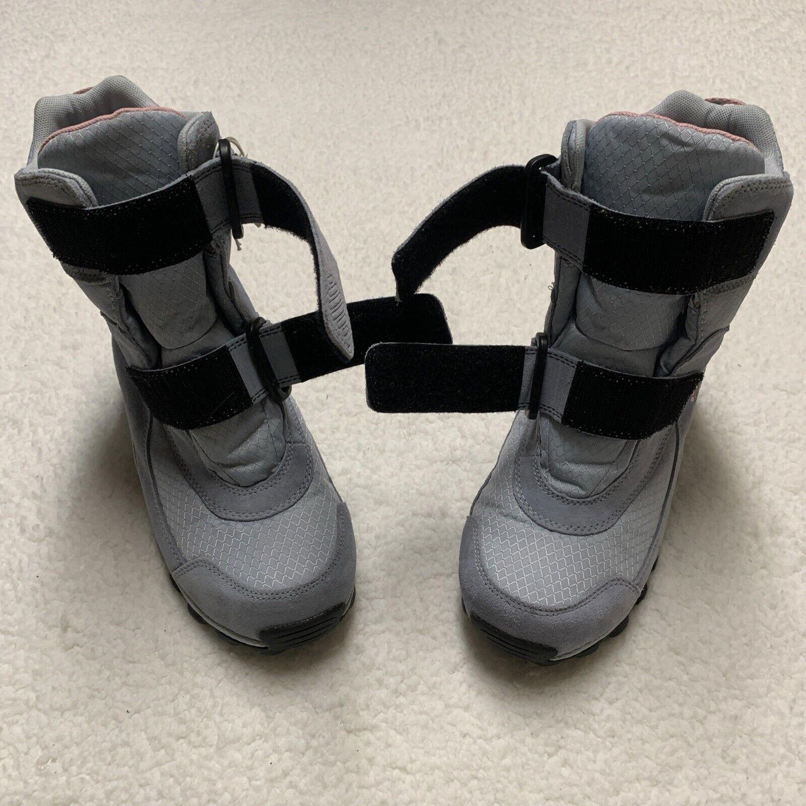 Columbia Youth Snow Boots Size 5 Waterproof Winter  Omni-Grip  Gray Pink