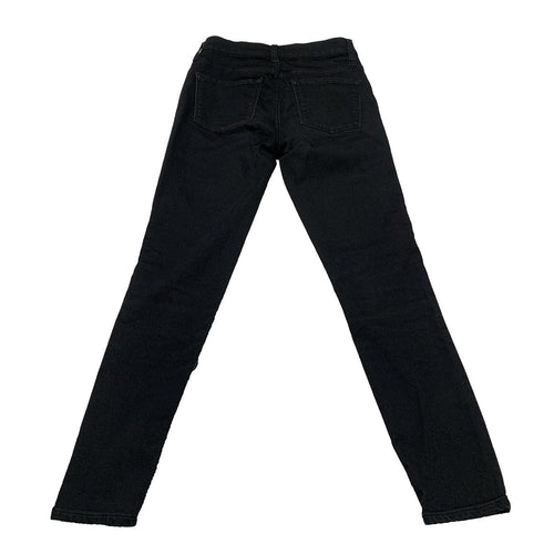 J.Crew Women Size 27 High Rise Skinny Jeans Black  Stretch