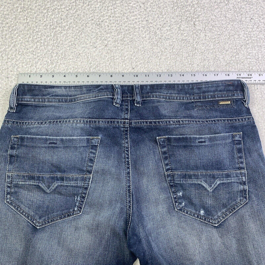 Men Diesel Thommer Jeans Size 38x32 Blue  Skinny 084DD