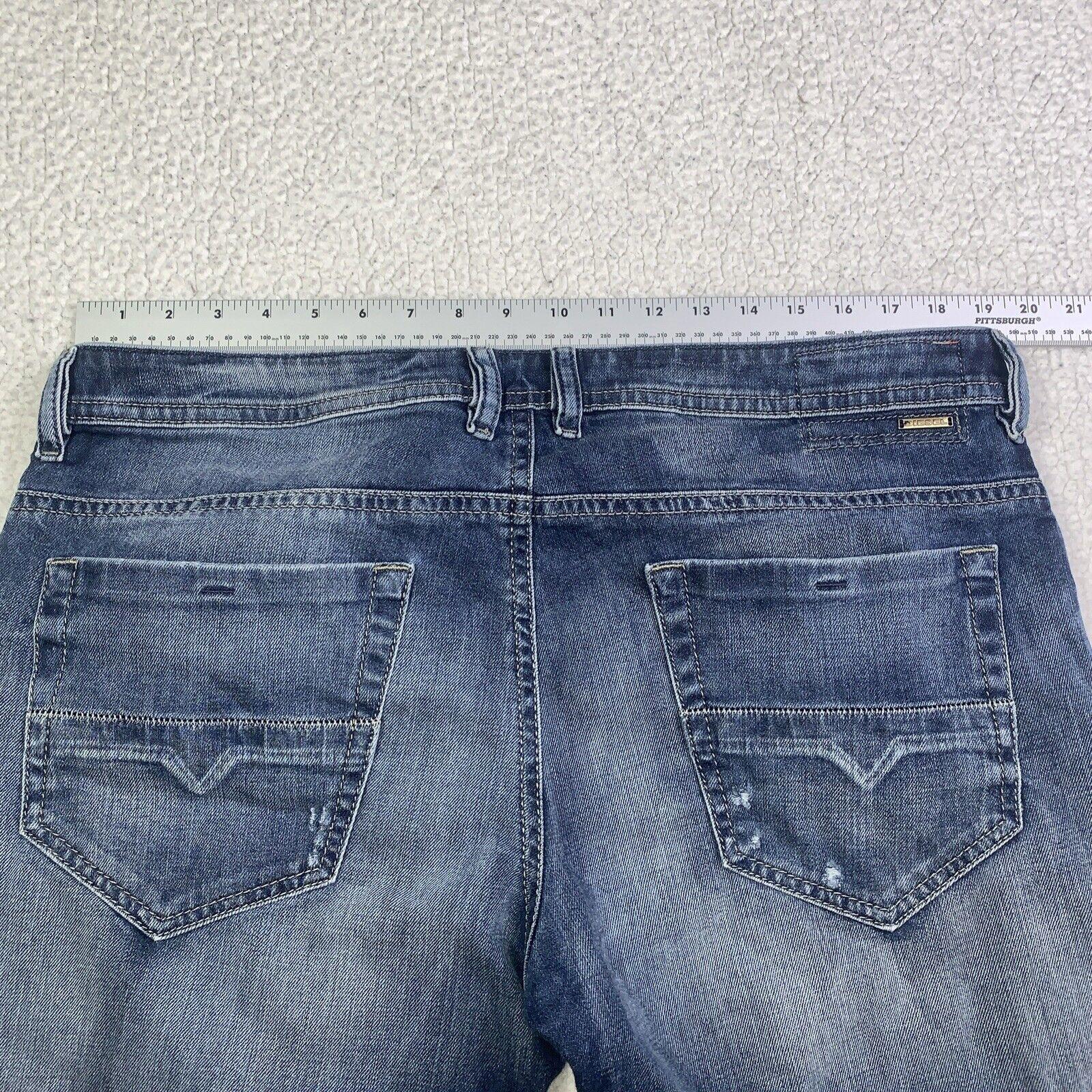 Men Diesel Thommer Jeans Size 38x32 Blue  Skinny 084DD