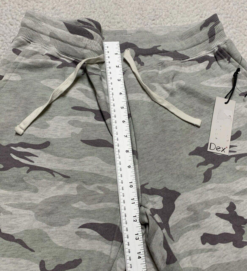 Dex Clothing Women Medium Light Gray Jogger Legging Pants Camouflage Print