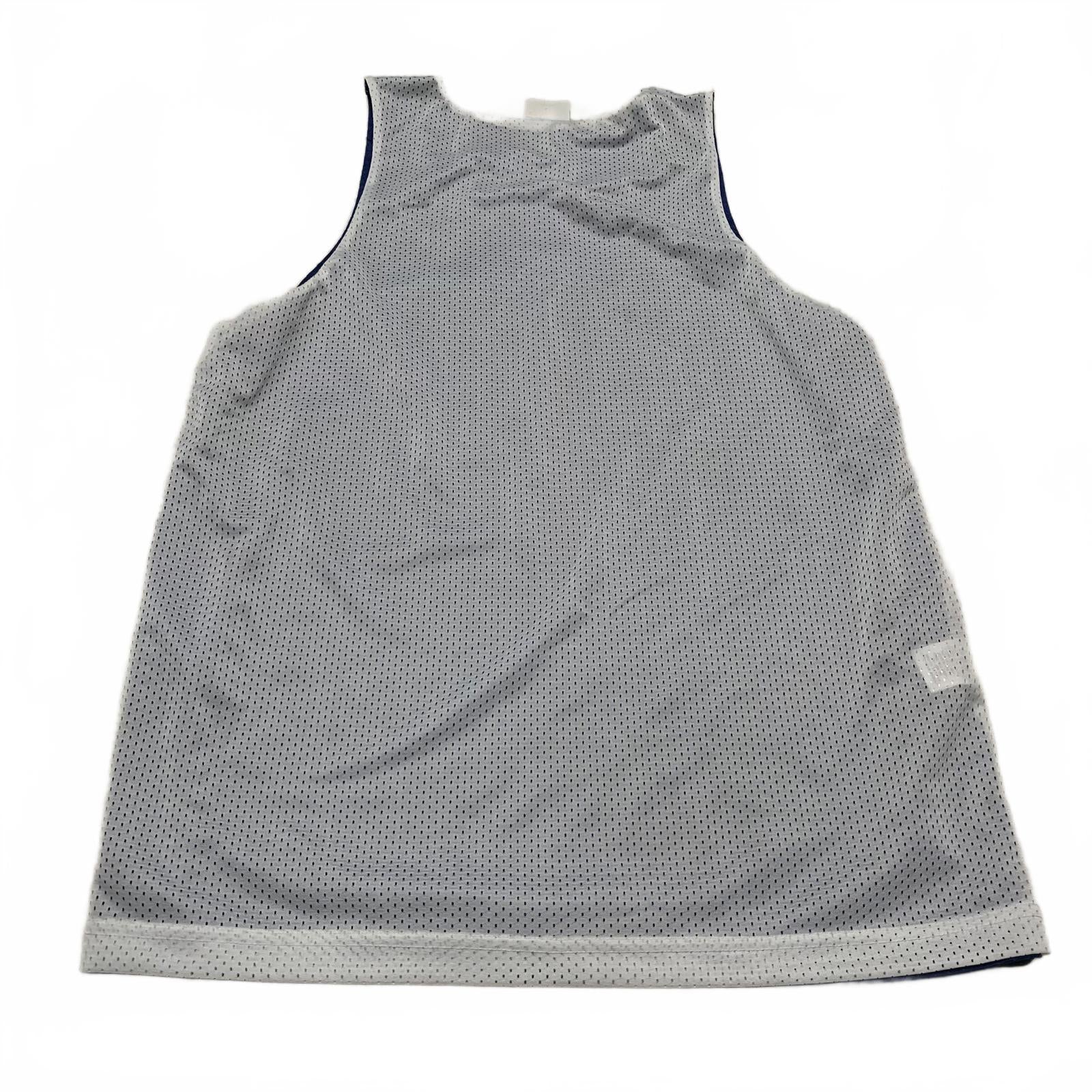 Sport-Tek Unisex Sz L Blue White Bronxville Hoops Basketball Jersey Reversible