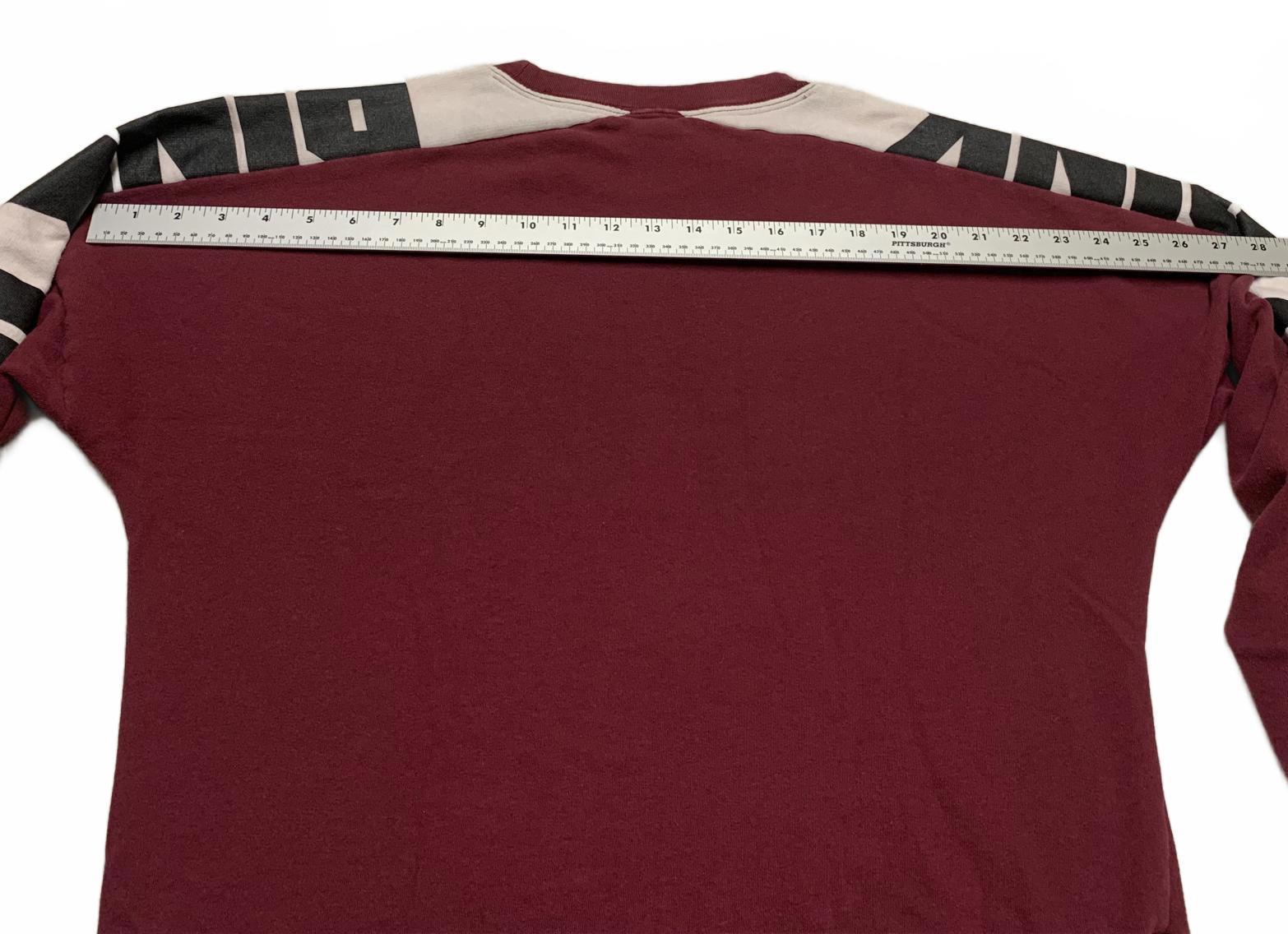 PINK Womens Size Medium Burgundy Pullover Logo Sweatshirt