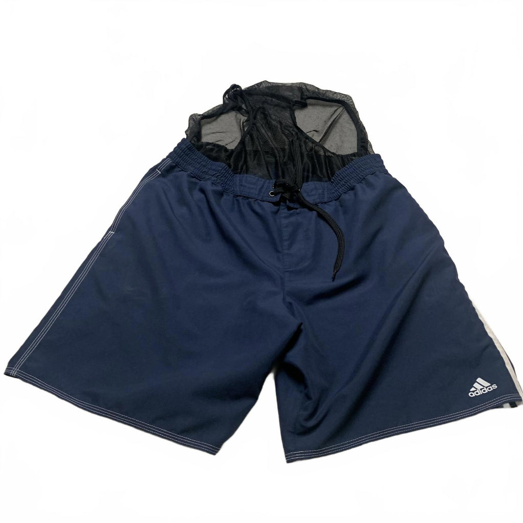 Adidas Men's Size XLarge Navy Swim Shorts with Liner W33.5