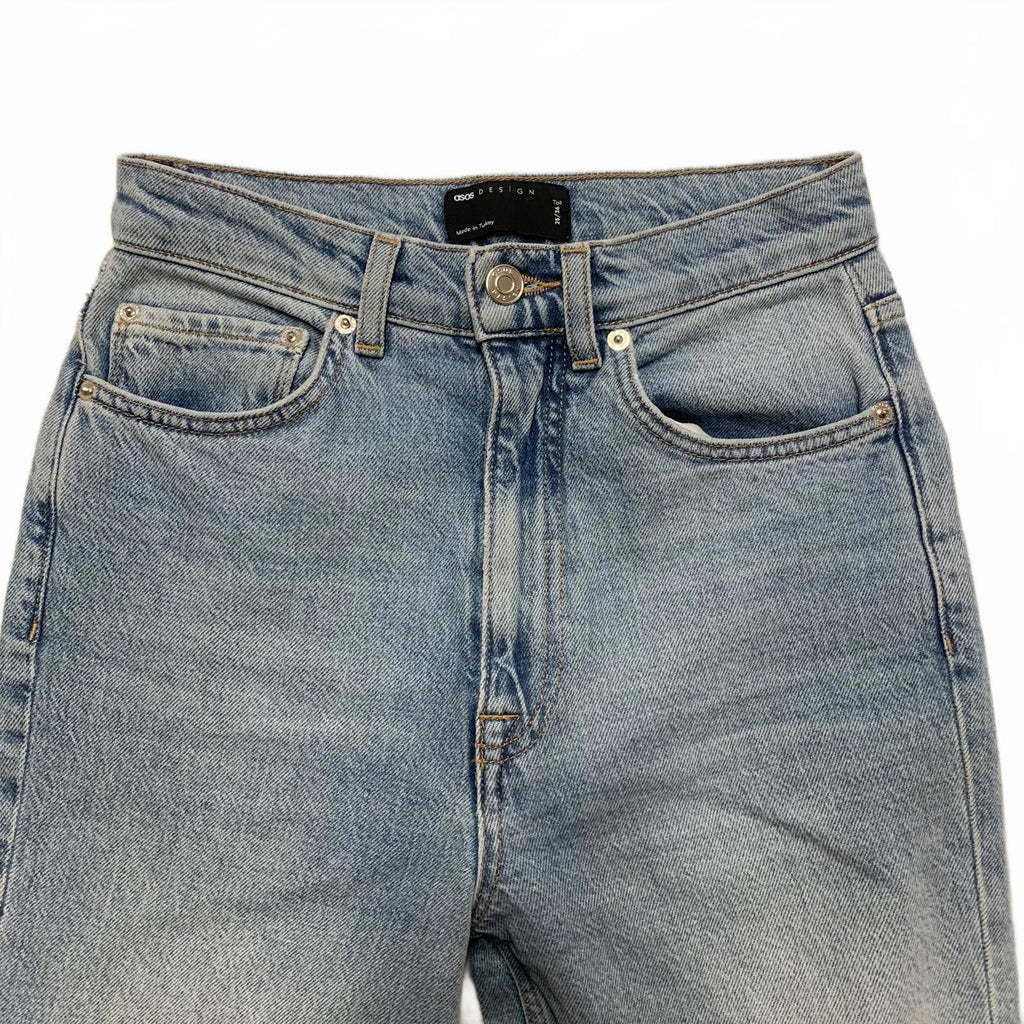 ASOS DESIGN Women's Jeans Size 25/36 Blue  Denim High-Waisted 25 x 30.5 Actual