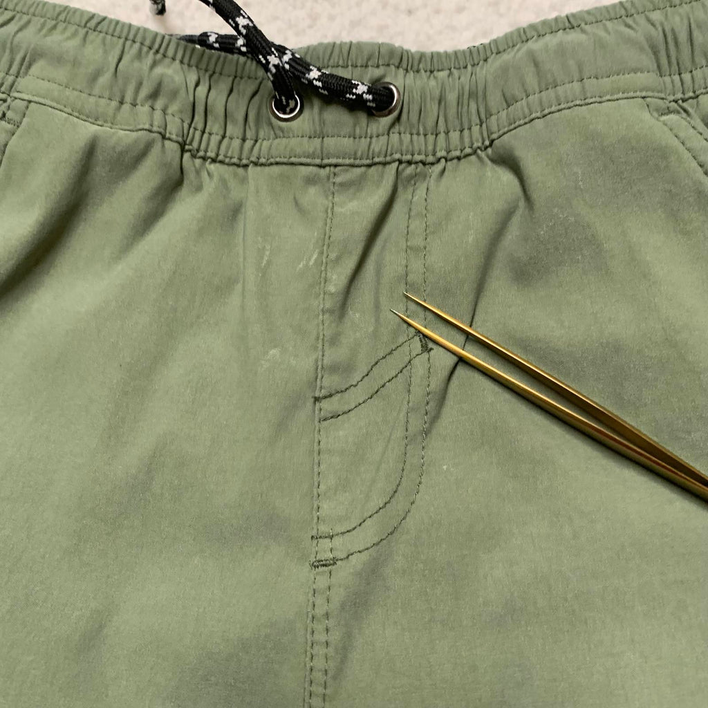 Weatherproof Vintage Cargo Shorts Kids Sz M (10/12) Olive Green W24