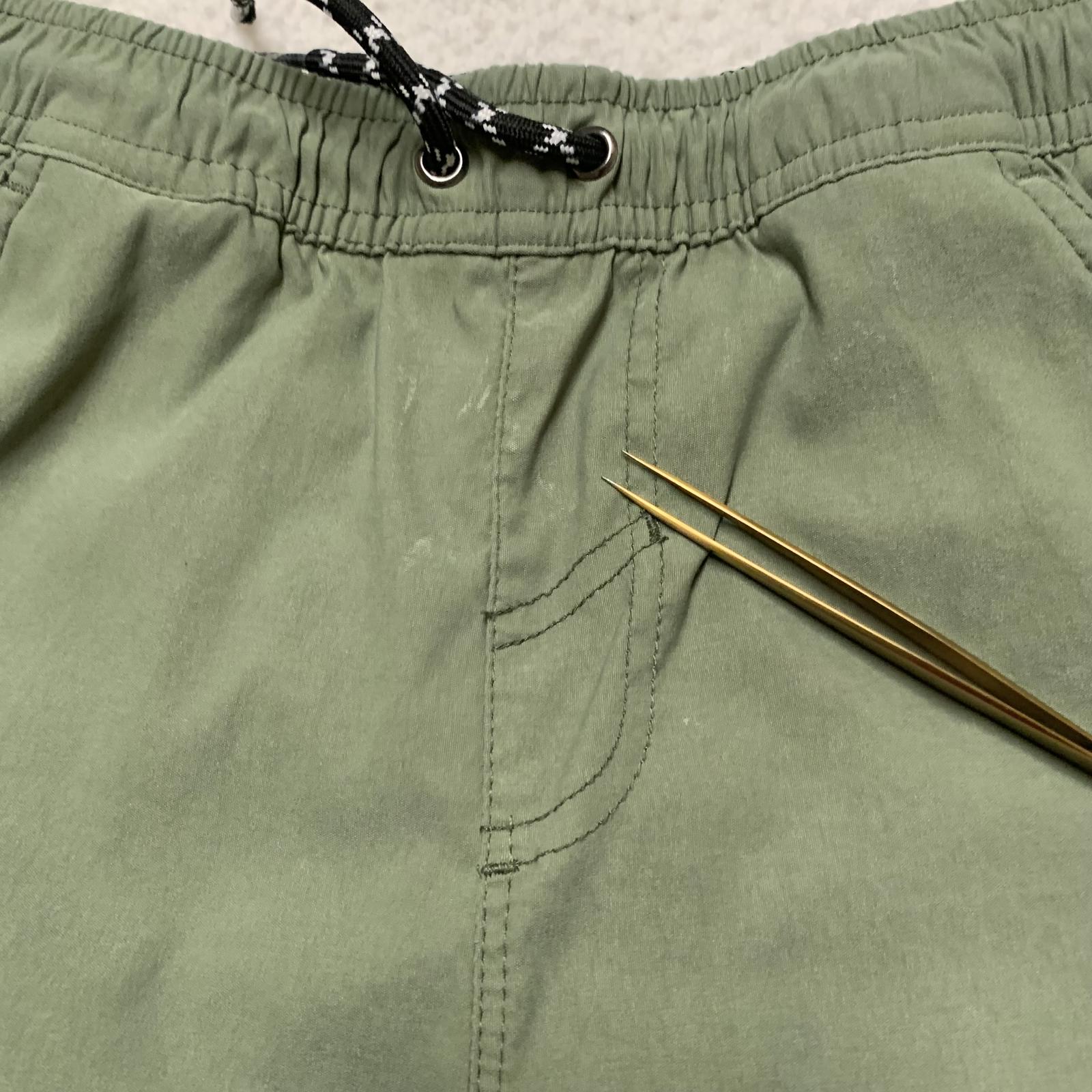 Weatherproof Vintage Cargo Shorts Kids Sz M (10/12) Olive Green W24