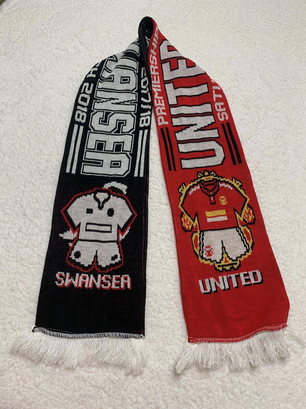 Manchester United Soccer Football 2017 2018 Scarf Theatre of Dreams Old Trafford